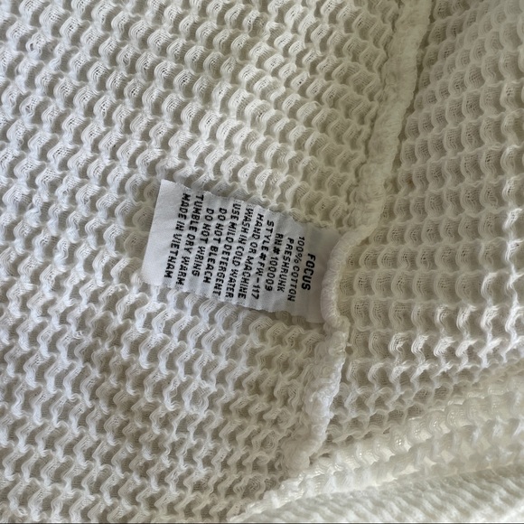 Focus Casual Life, White waffle stretchy blazer - Picture 3 of 6